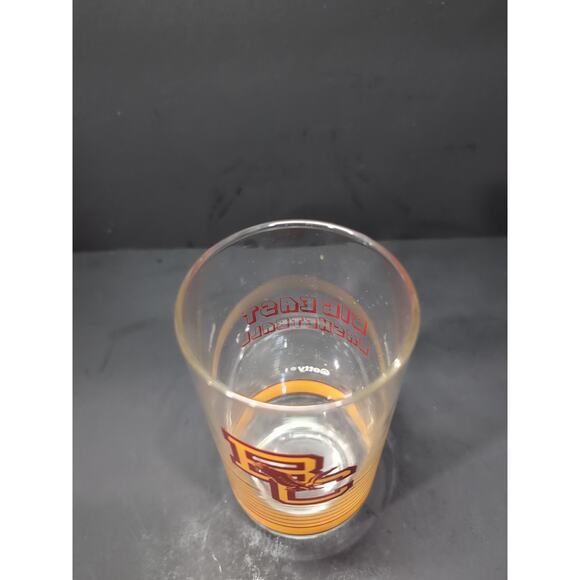 Boston College Eagles Glass Tumbler, Vintage Getty‎ Glass, Drinking Glass 5.5" - Picture 5 of 9